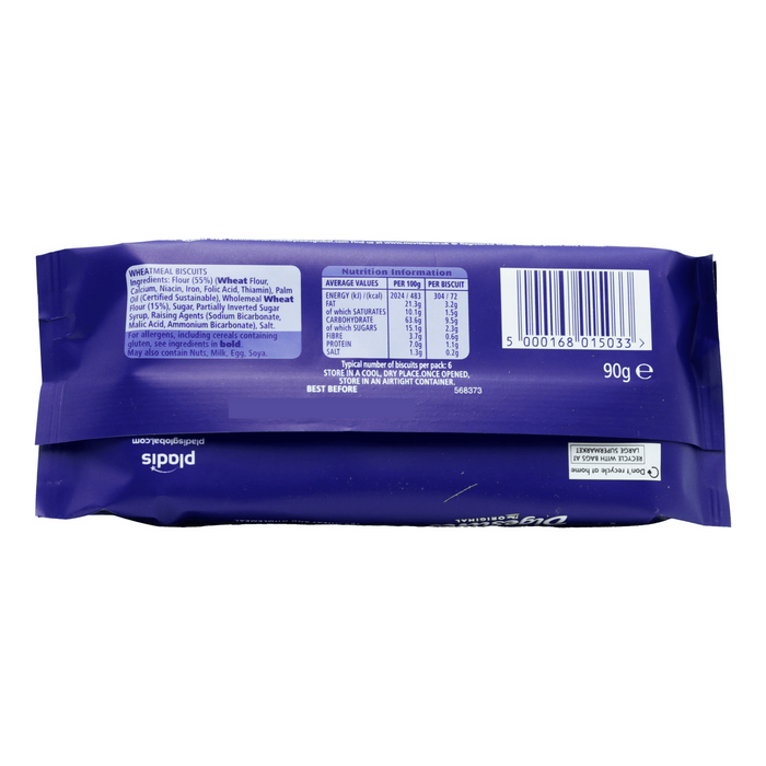 McVitie's Digestives The Original Biscuits Grab Pack (10 x 90g)