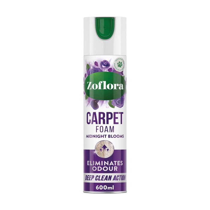 Zoflora Midnight Blooms Carpet Fresh and Care Foam 600 ml