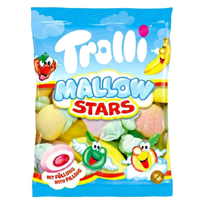 Trolli Mallow Stars Marshmallow Sweets (8 x 150g)
