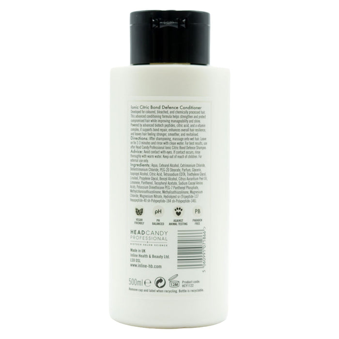 Head Candy Professional Ionic Citric Bond Defense Conditioner (500ml)