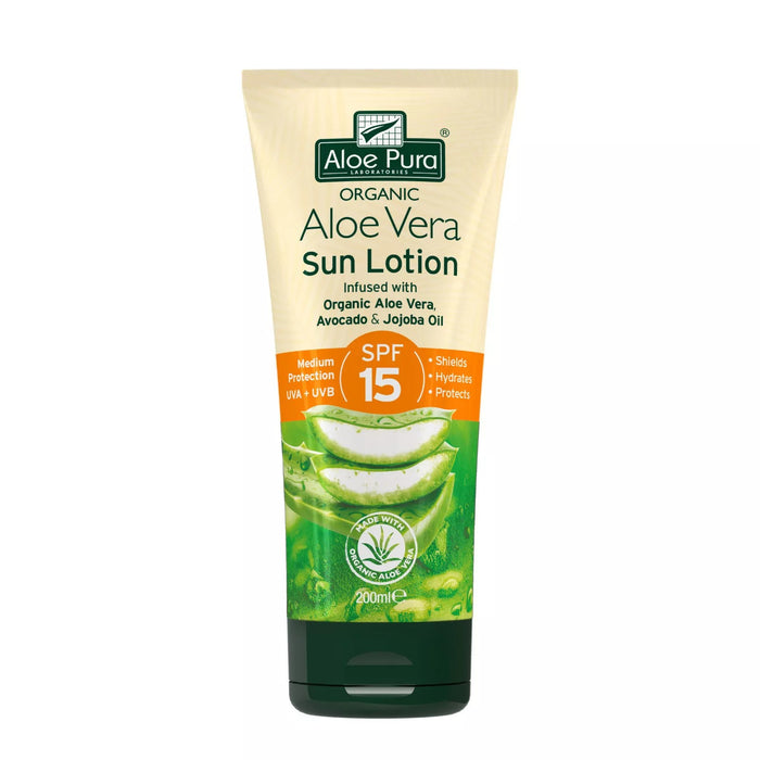 Aloe Pura Sun Cream Lotion SPF 15 200ml