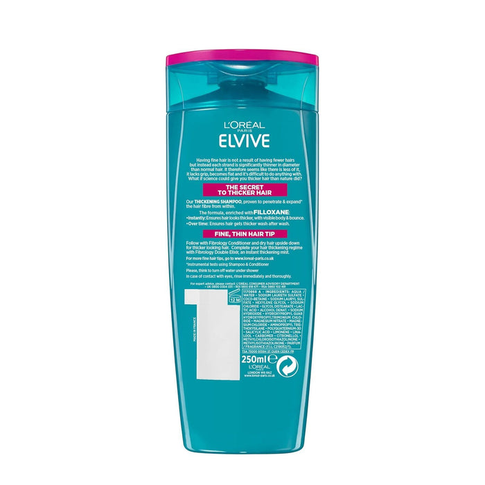 L'Oreal Elvive Fibrology Thickening Shampoo 250ml