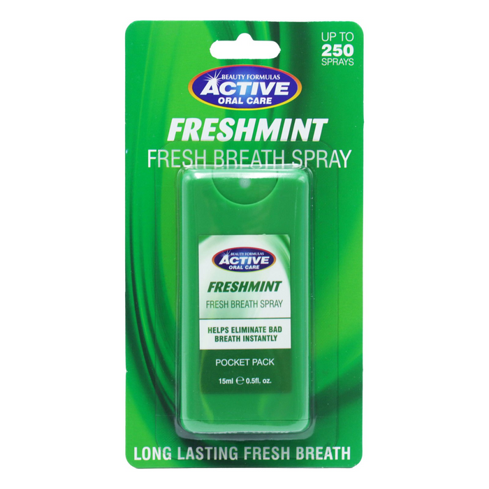 Beauty Formulas Active Freshmint Pocket Breath Spray (15ml)