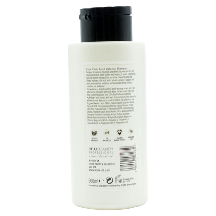 Head Candy Professional Ionic Citric Bond Defence Shampoo (500ml)