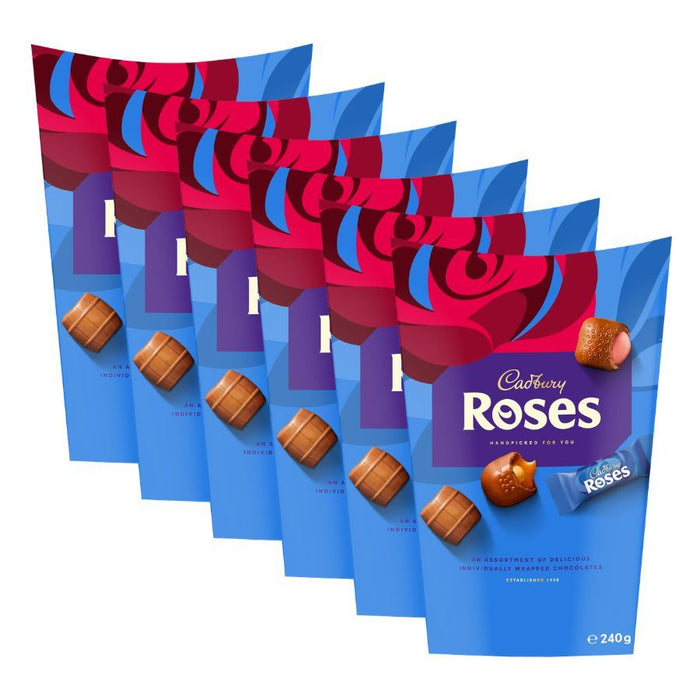 Cadbury Roses Chocolate Carton (6 x 290g) - Assorted Chocolate Treats