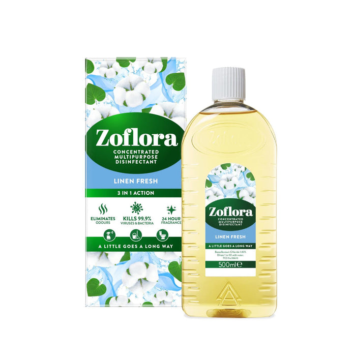 Zoflora Disinfectant Fresh Linen 500 ml