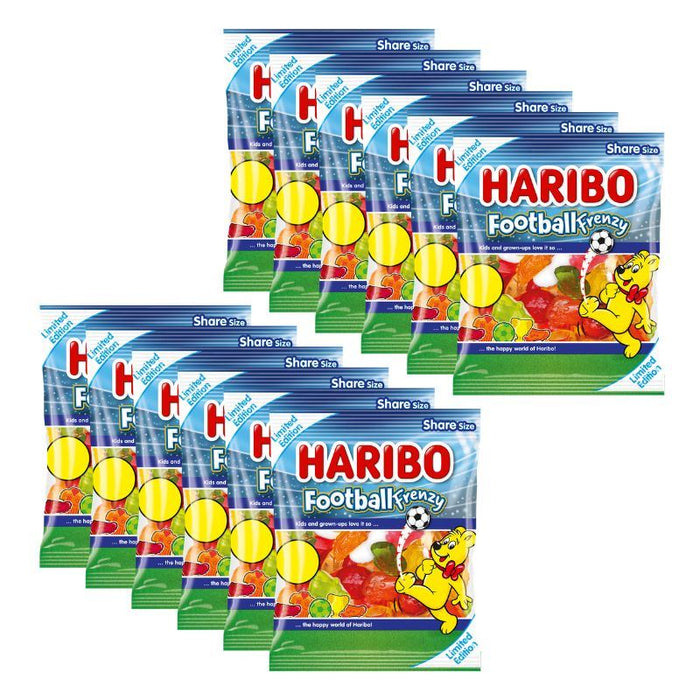 Haribo Football Frenzy Sweets Sharing Bag (12 x 140g)