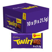 Cadbury Twirl Chocolate Bar 9 Pack Multipack (10 x 193.5g)