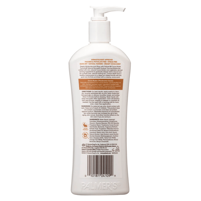 Palmer's Cocoa Butter Natural Bronze Sunless Tanning Moisturiser (400ml)