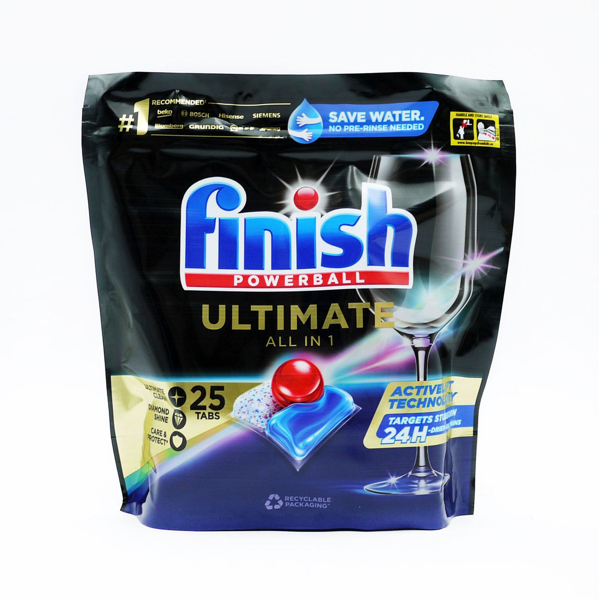 Finish Dishwasher Tablet Ultimate Regular 25 Tablets —