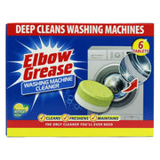 Elbow Grease Washing Machine Cleaner Lemon Fresh, 6 Tablets