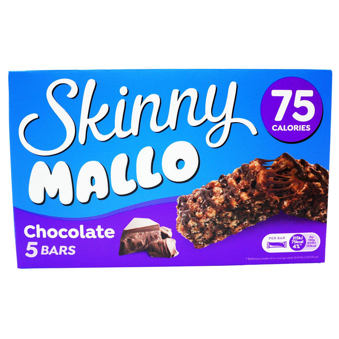 SKINNY MALLO CHOCOLATE 5 Pack 90g (Box of 10)