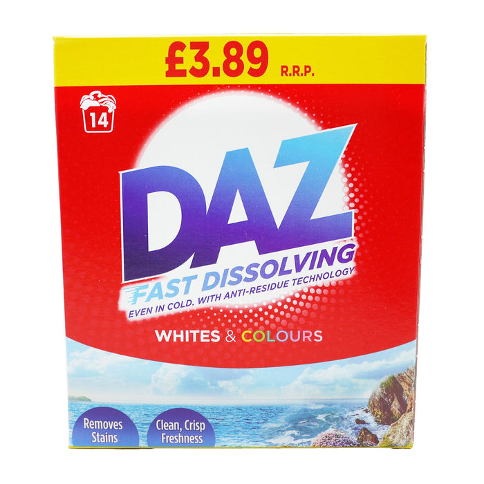 Daz Washing Powder For Whites & Colours  14 Washes PMP £3.89 700g