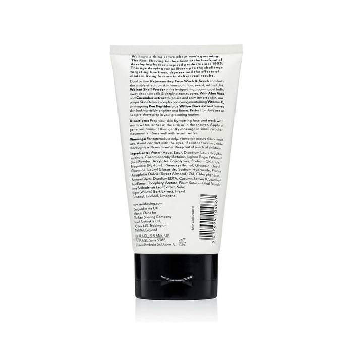 The Real Shaving Company Rejuvenating Wash Face And Scrub 150ml