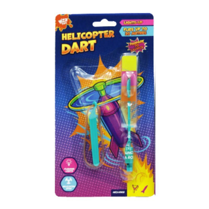 Helicopter Dart Lights-Up Flying Kids Toy