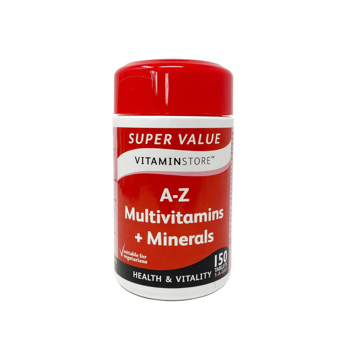 Vitamin Store A-Z Multivitamins & Minerals Food Supplement, 150 Tablets
