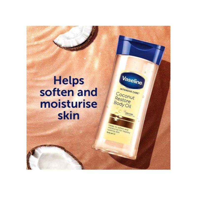 Vaseline Intensive Care Coconut Restore Body Oil 200ml - image 2