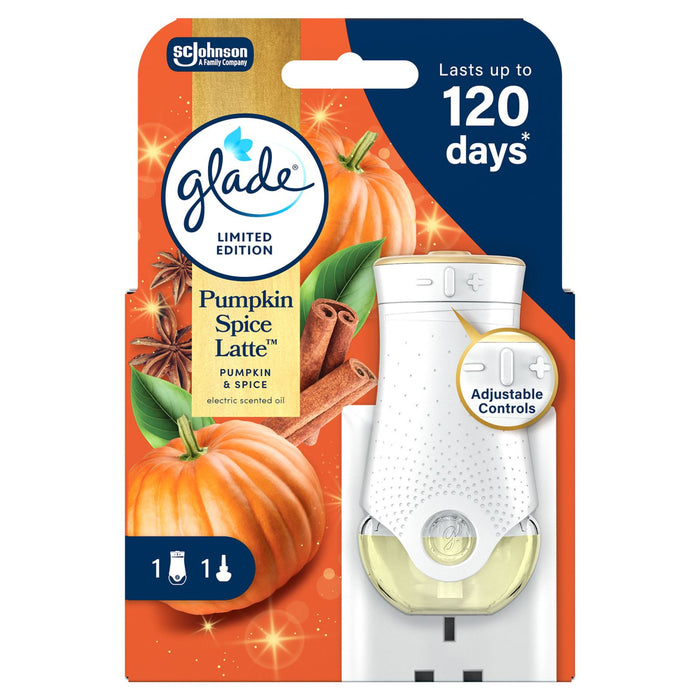 Glade Electric Scented Oil Refill & Holder Pumpkin Spice Latte 20ml