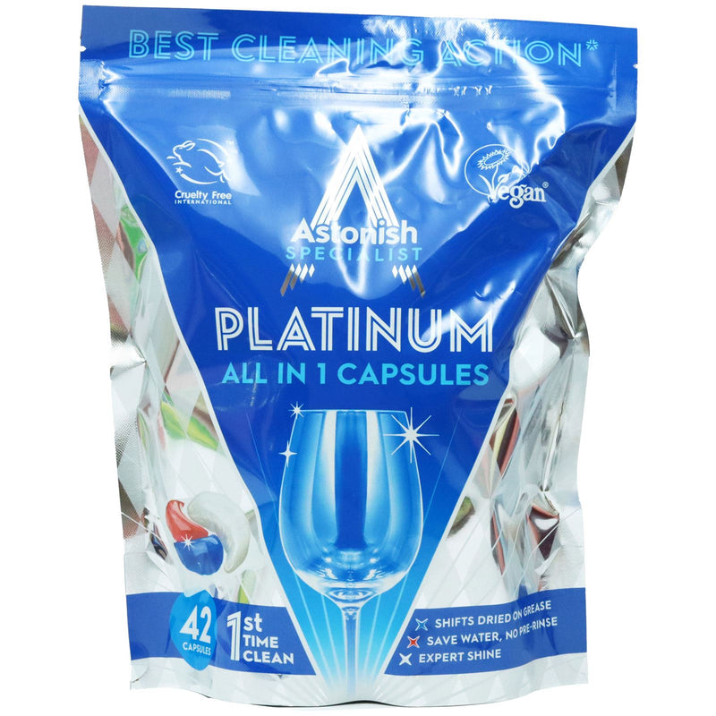 Astonish Dishwasher Capsules Specialist Premium 42 Pack