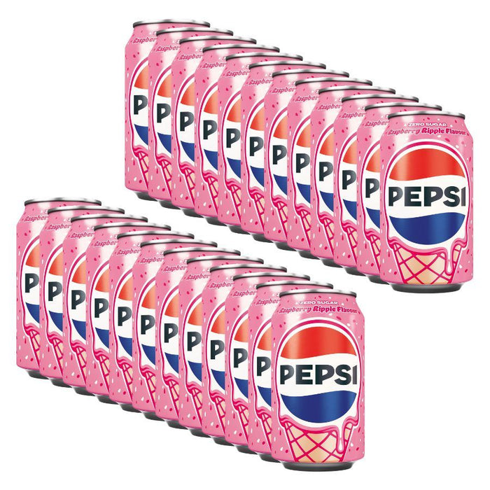Pepsi Rasberry Ripple Flavour Zero Sugar (24 x 330ml)