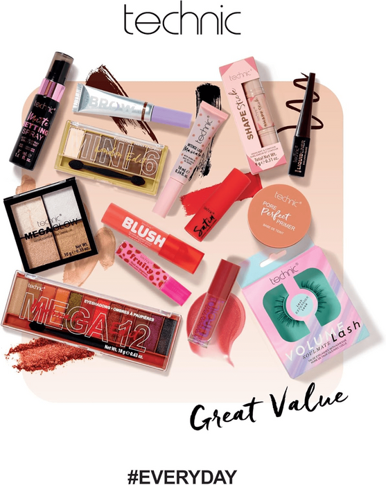 Technic Mega Trends 14 Piece Gift Set - Full Size Cosmetic Gift Box