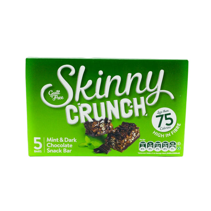 Skinny Crunch Mint & Dark Chocolate Snack Bar  5 x 19g (Box of 10)