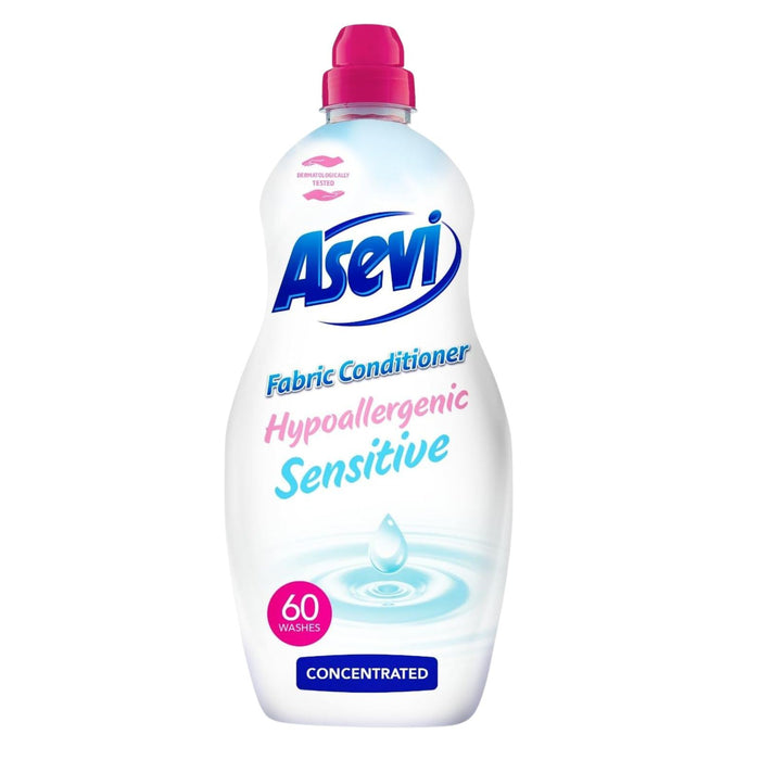 Asevi Liquid Fabric Softener,Laundry Conditioner Sensitive 1380ML 60 Washes