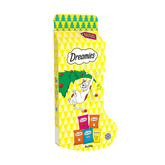 Dreamies Christmas Stocking Cat Treats 150g
