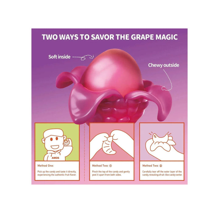 Amos Peelerz Gummy - Peelable Grape Gummy 120g