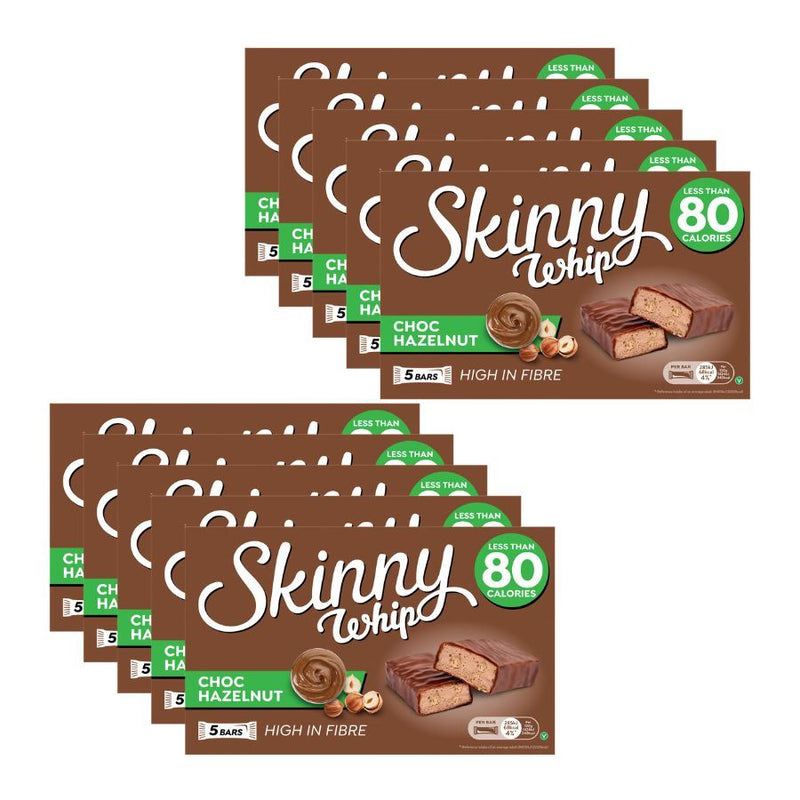 Skinny Whip Choc Hazelnut Snack Bars 5 Pack (10 x 100g)