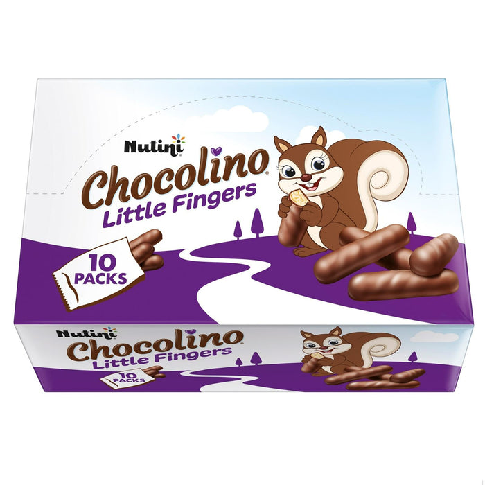 Nutini Chocolino Little Fingers, 10 Pack (18 x 130g)