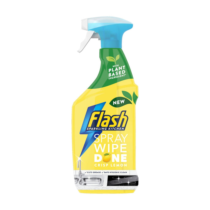 Flash Spray Wipe Done Crisp Lemon Kitchen 800 ml