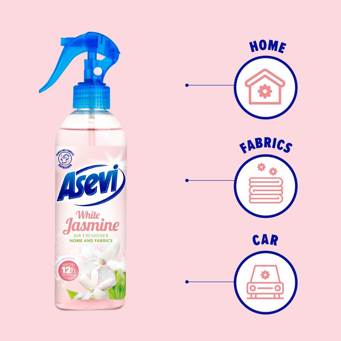 Asevi White Jasmine Air Freshener Spray (400ml)