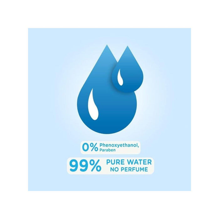 Huggies Pure Wipes 60's (Box of 12)