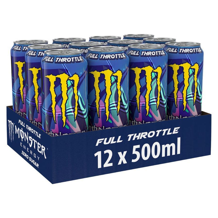 Monster Energy Full Throttle Zero Sugar Drink (12 x 500ml)