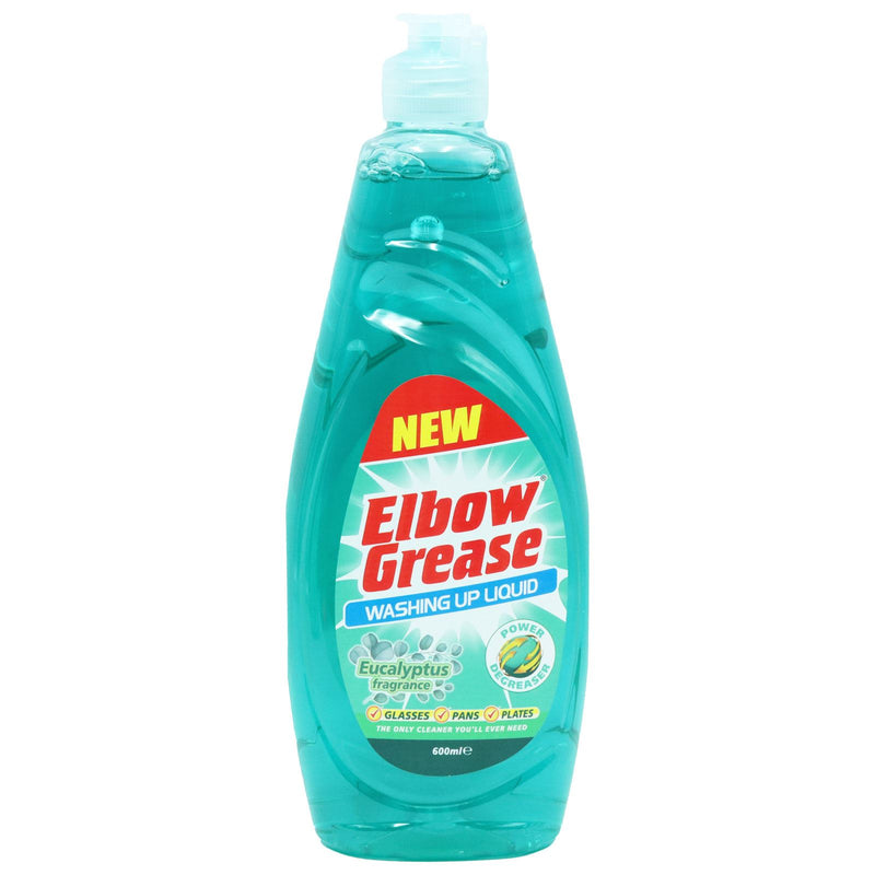 Elbow Grease  Eucalyptus Washing Up Liquid 600ml