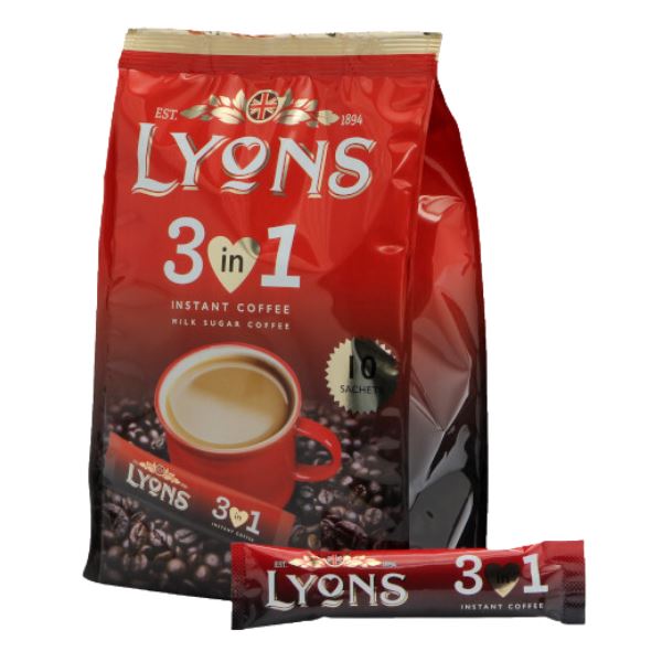 Lyons Instant Coffee Sachets 3-in-1 (16g x 10s)