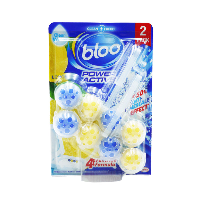 Bloo Power Clear Water Toilet Rim Block Lemon 50 g