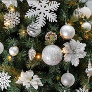 Portland Fir 8ft Decorated Christmas Tree - Winter Wonderland - image 4