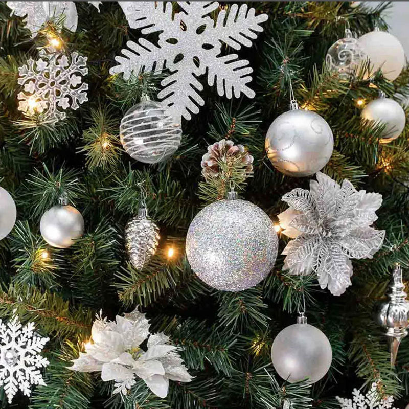 Portland Fir 8ft Decorated Christmas Tree - Winter Wonderland - image 4