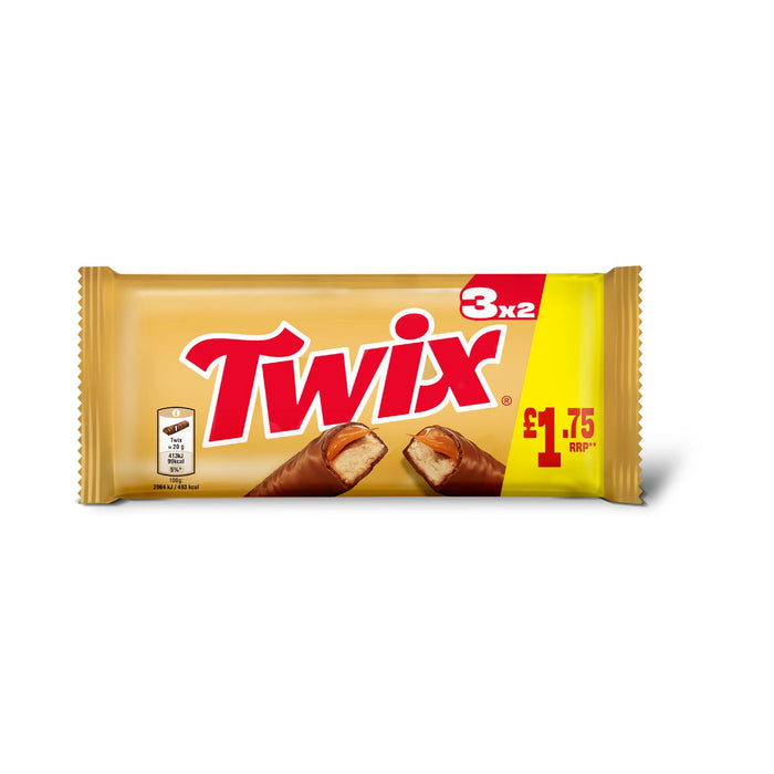 Twix Chocolate Bars Multipack, 3 Pack (24 x 120g)