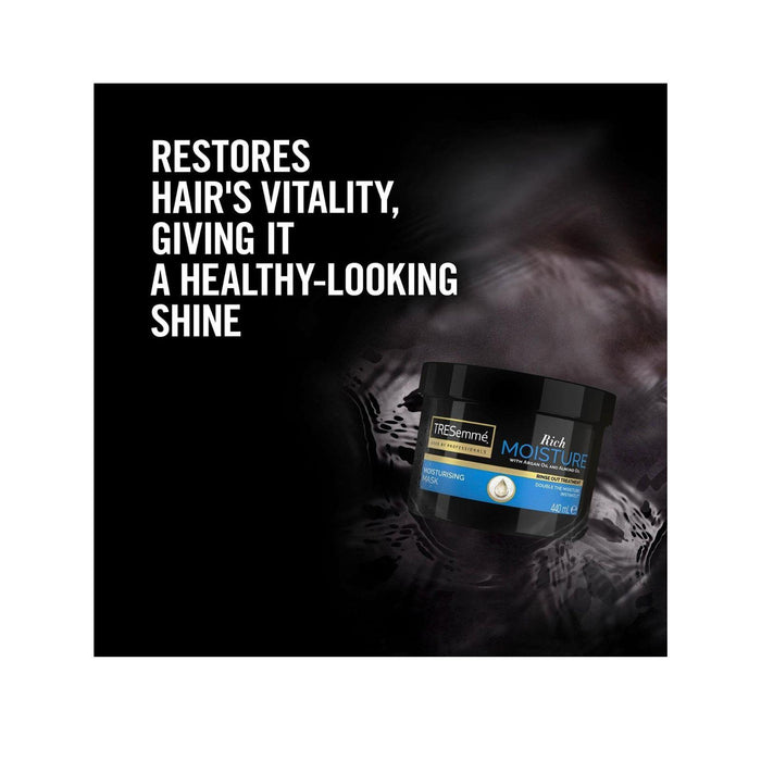 TRESemme Rich Moisture Hair Mask Argan Oil and Almond Oil Moisturising and Hydrating 440ml