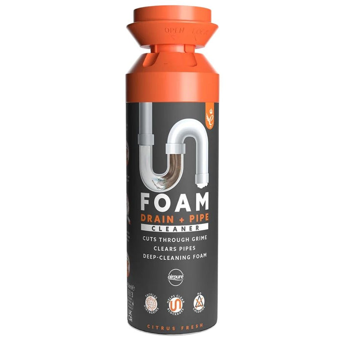 AirPure Foam Drain & Pipe Cleaner Citrus Fresh (400ml)