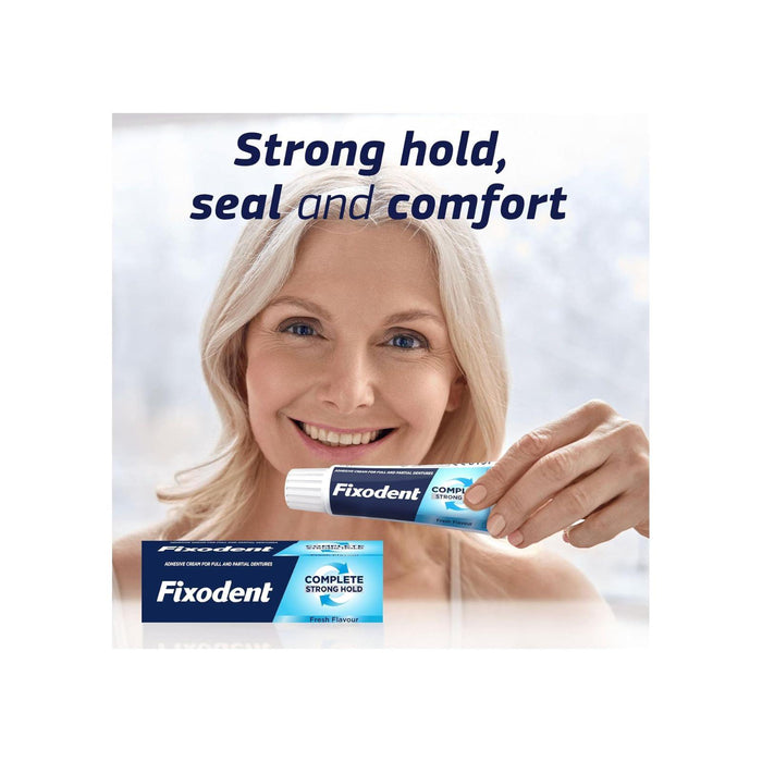 Fixodent Complete Denture Adhesive, Fresh Flavour 47g