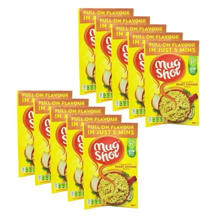 Mug Shot Flavoursome Roast Chicken Pasta (10 x 55g)