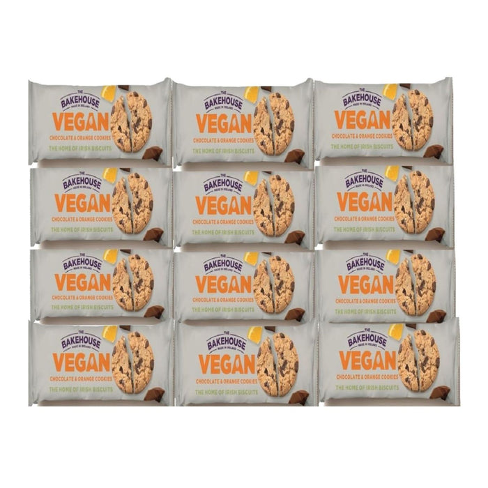 12x Bakehouse Vegan Biscuits, Chocolate & Orange Cookies  220g
