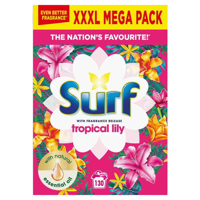 Surf Tropical Lily Washing Powder  130 washes 6.5 kg