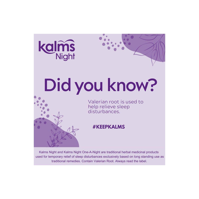 Kalms Night One-a-Night - Traditional Herbal Medicinal product dose used for the temporary relief of sleep disturbances 14 Tablets - image 3