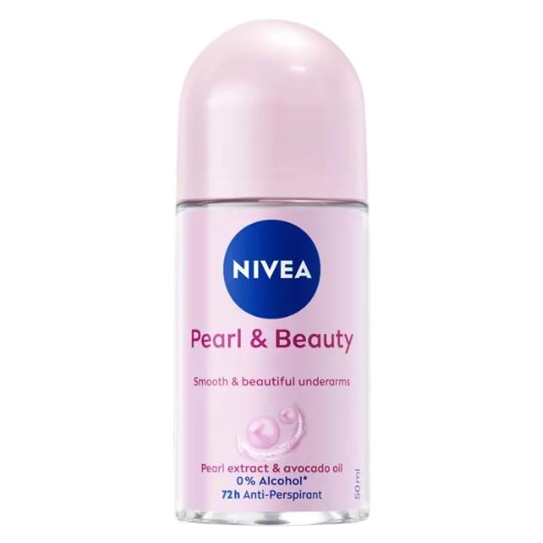 Nivea Pearl & Beauty Anti-Perspirant Deodorant Roll-On 48H 50ml