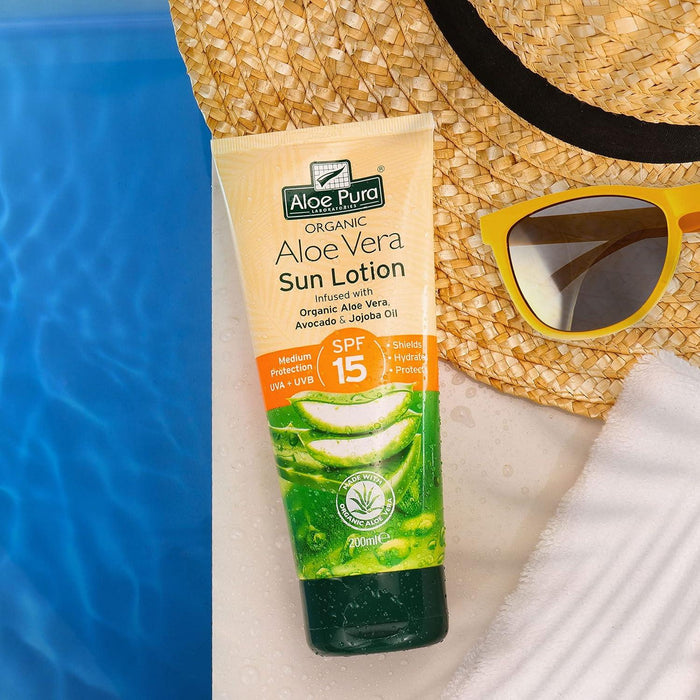 Aloe Pura Sun Cream Lotion SPF 15 200ml